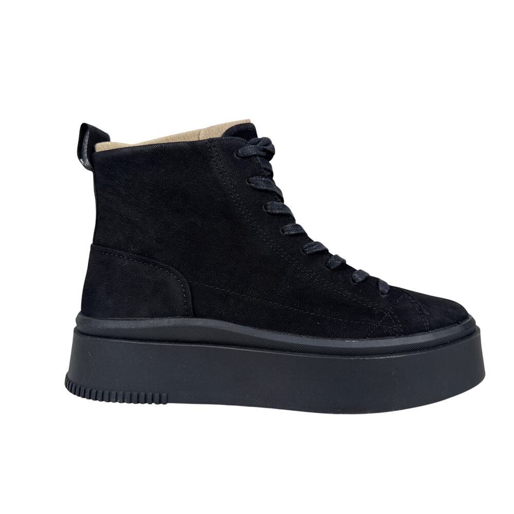 Vagabond Shoemakers Stacy Sneaker Platform Bootie Womens 9 EU 39 Black Nubuck